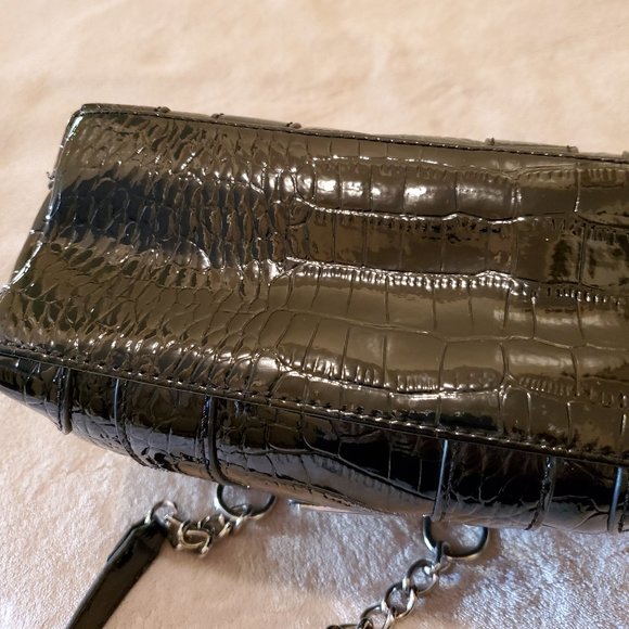 LIZ CLAIBORNE Croc-Pattern Mini Handbag - Picture 10 of 11